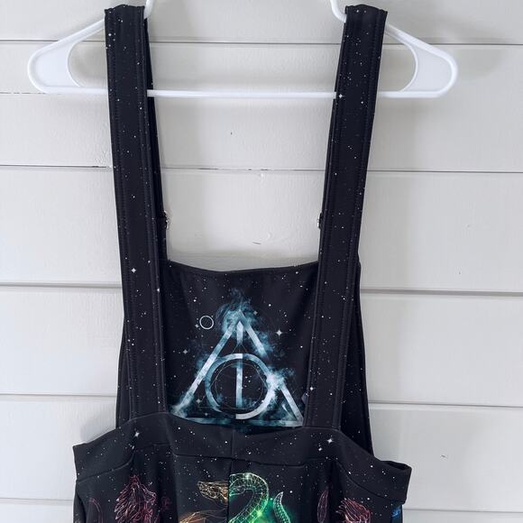 BlackMilk Harry Potter Overalls Jumpsuit Hogwarts Life Line Size Large L - Picture 6 of 10
